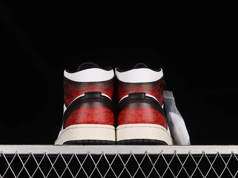 All categories Air Jordan Jordan series basketball shoes Air Jordan 1 Mid Air Jordan 1 Mid "Wear-Away" AJ Joe 1 Chicago distressed Chinese basketball shoes DV9565-006